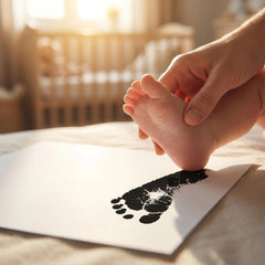 3 Pack Inkless Baby Hand & Footprint + Pet Paw Print Kit with Display Frame | Newborn & Pet Keepsake Gift