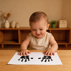 3 Pack Inkless Baby Hand & Footprint + Pet Paw Print Kit with Display Frame | Newborn & Pet Keepsake Gift