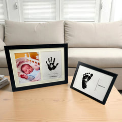 3 Pack Inkless Baby Hand & Footprint Kit with Single-Page Display Frame | Newborn Keepsake & Baby Shower Gift