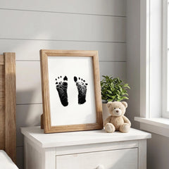 3 Pack Inkless Baby Hand & Footprint Kit with Display Frame | Newborn Keepsake & Baby Shower Gift