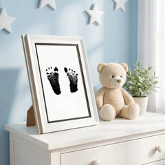 3 Pack Inkless Baby Hand & Footprint + Pet Paw Print Kit with Display Frame | Newborn & Pet Keepsake Gift